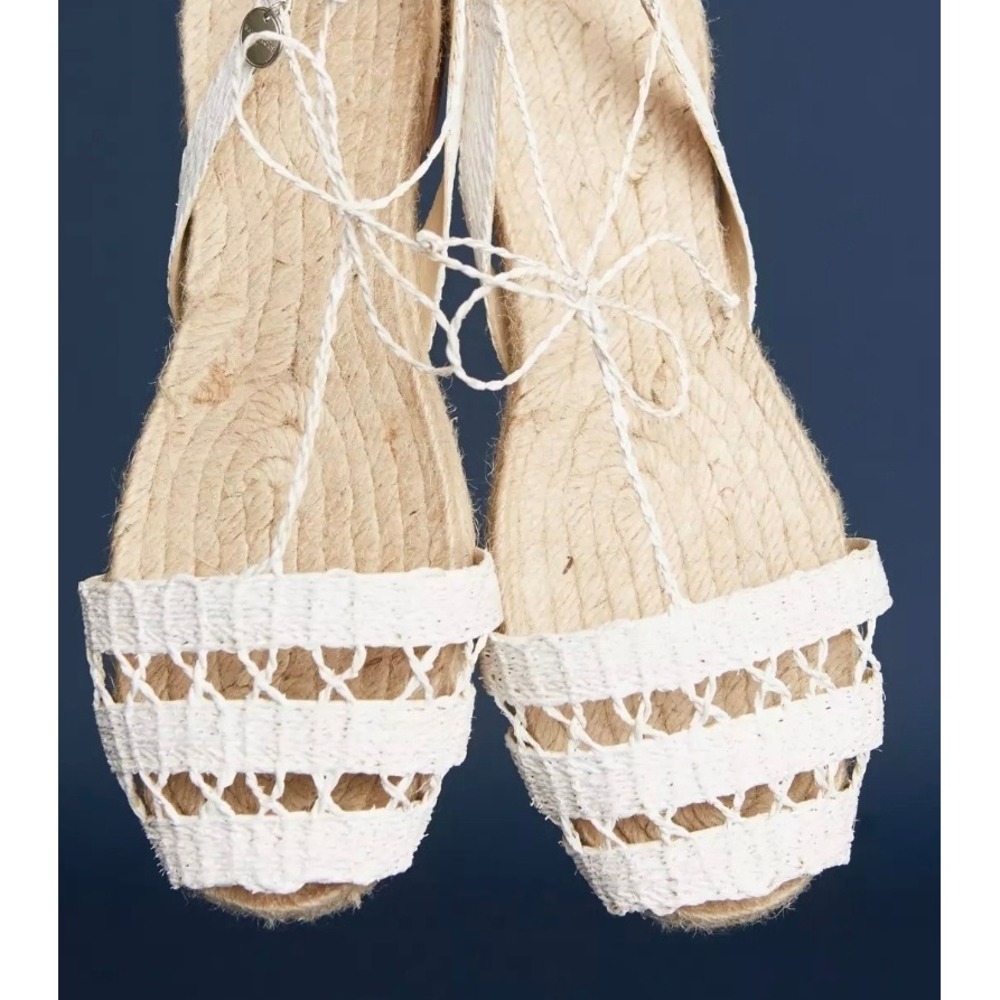 Ball Pages Espadrilles Sandals shoes Size 38 White Handmade Jute Sandals
